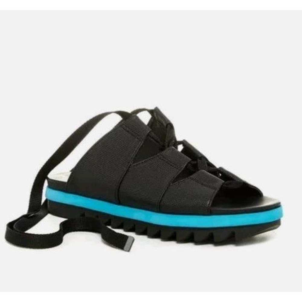 Gorpcore Cyber‎ Y2K Circus by Sam Edelman Platform Techwear Lace Up Sandals 6M